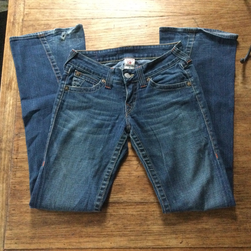 True Religion “Joey” Dark washed Jeans 28